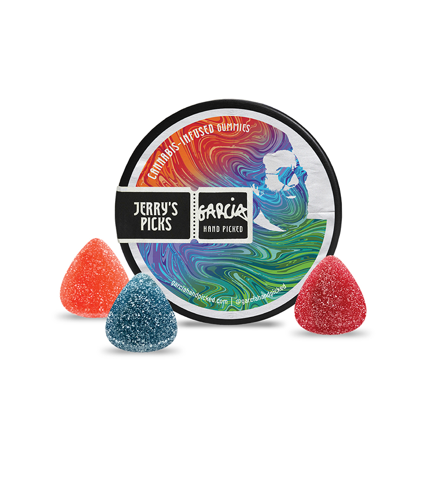Garcia Hand Picked Jerry's Picks Gummies and Packaging