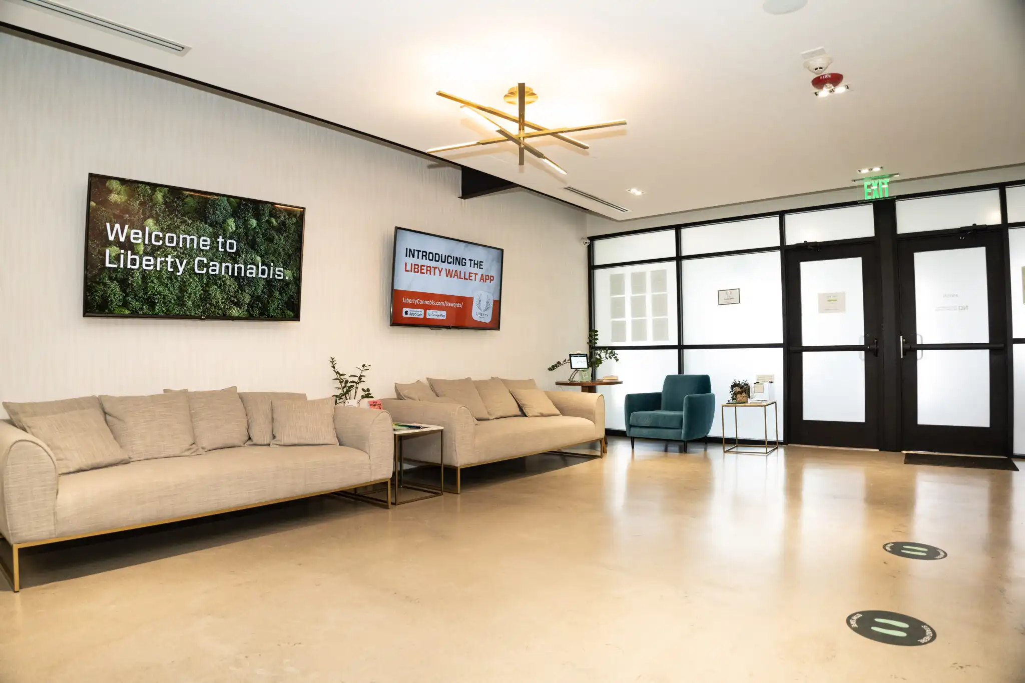 Liberty Somerville dispensary interior waiting area