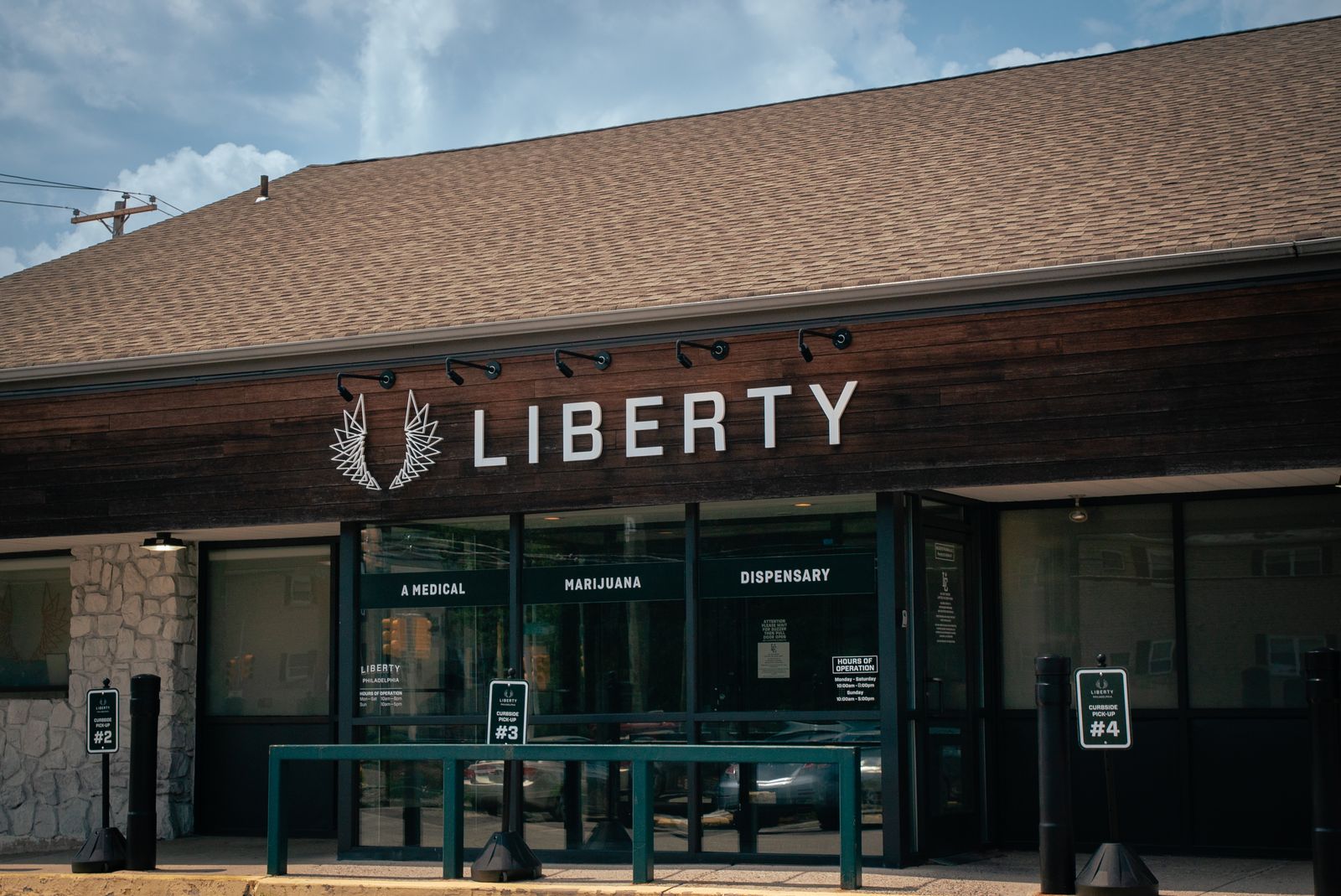 Liberty Philadelphia exterior signage