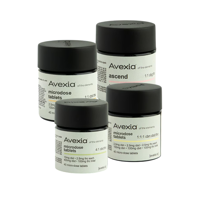 Avexia Harmony, Relief, Comfort and Ascend Tablets