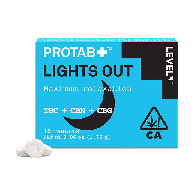 LEVEL Protab+ Lights Out Maximum Relxation Tablets
